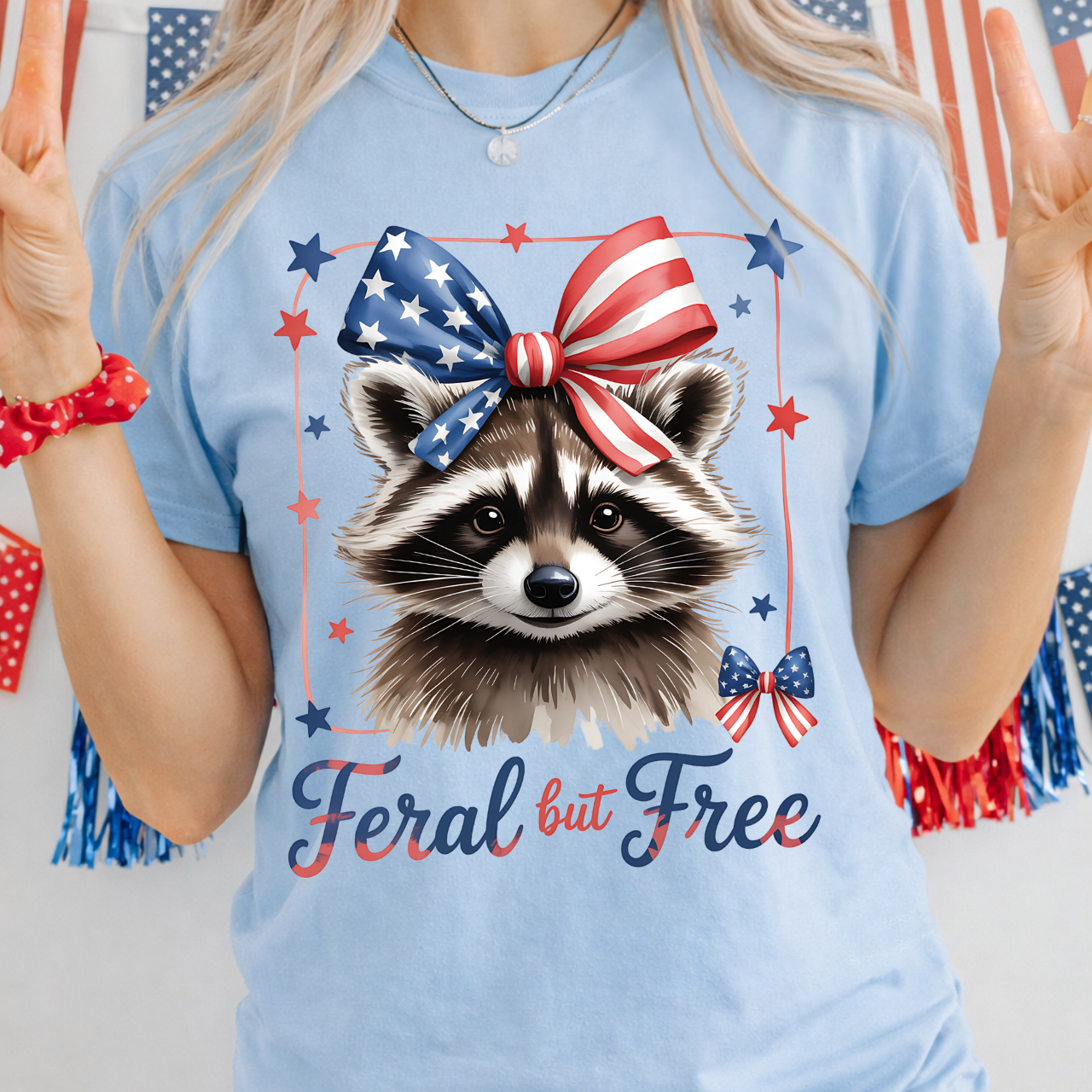 Raccoon Feral and Free Tee