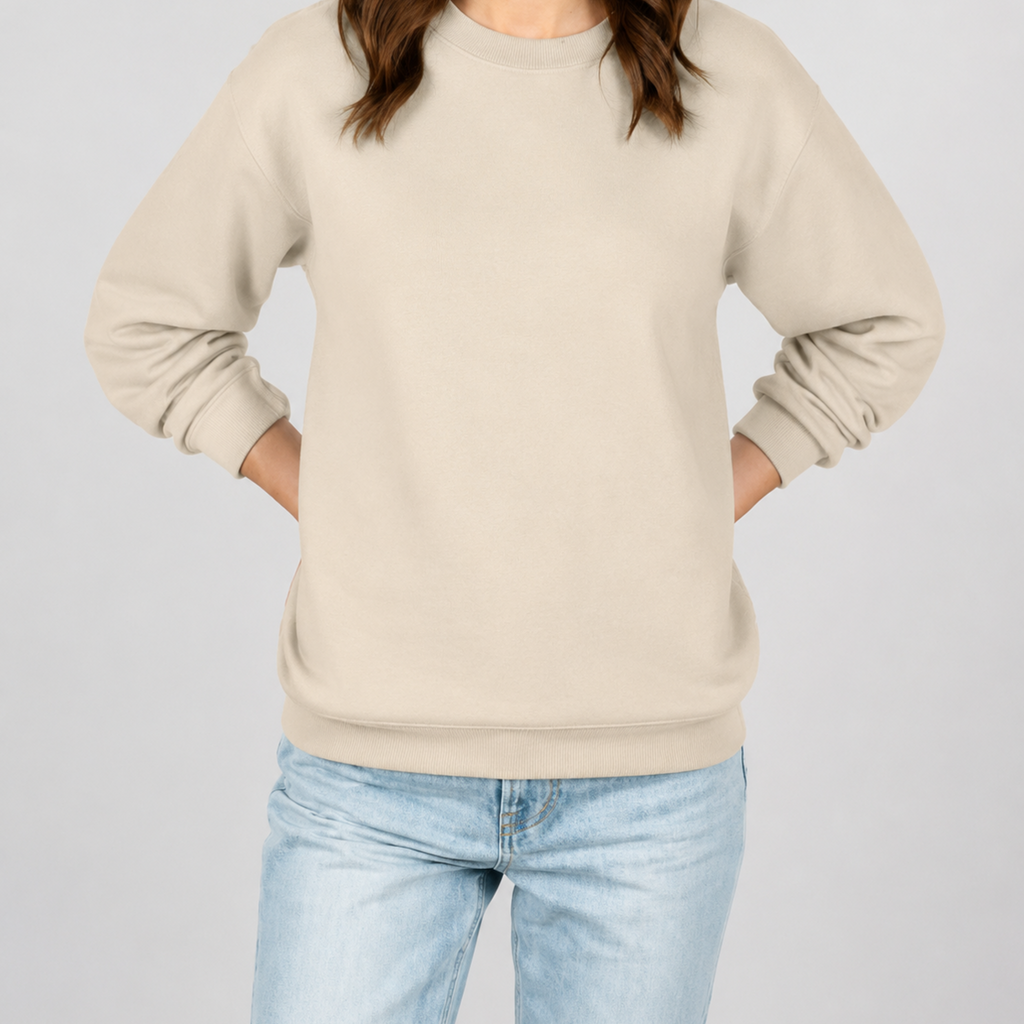 Sassy in Cotton Crewneck - Choose Your Own Graphic