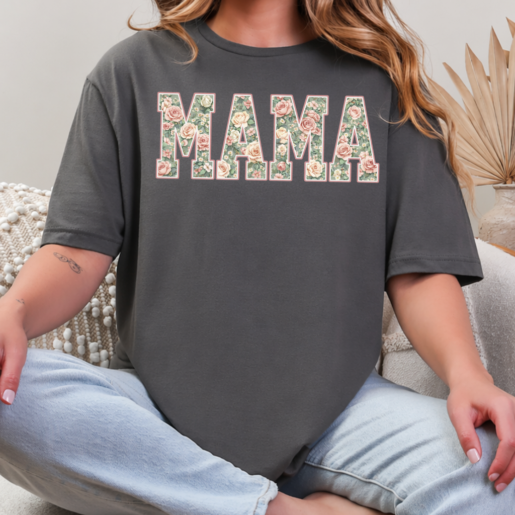 Floral MAMA Tee