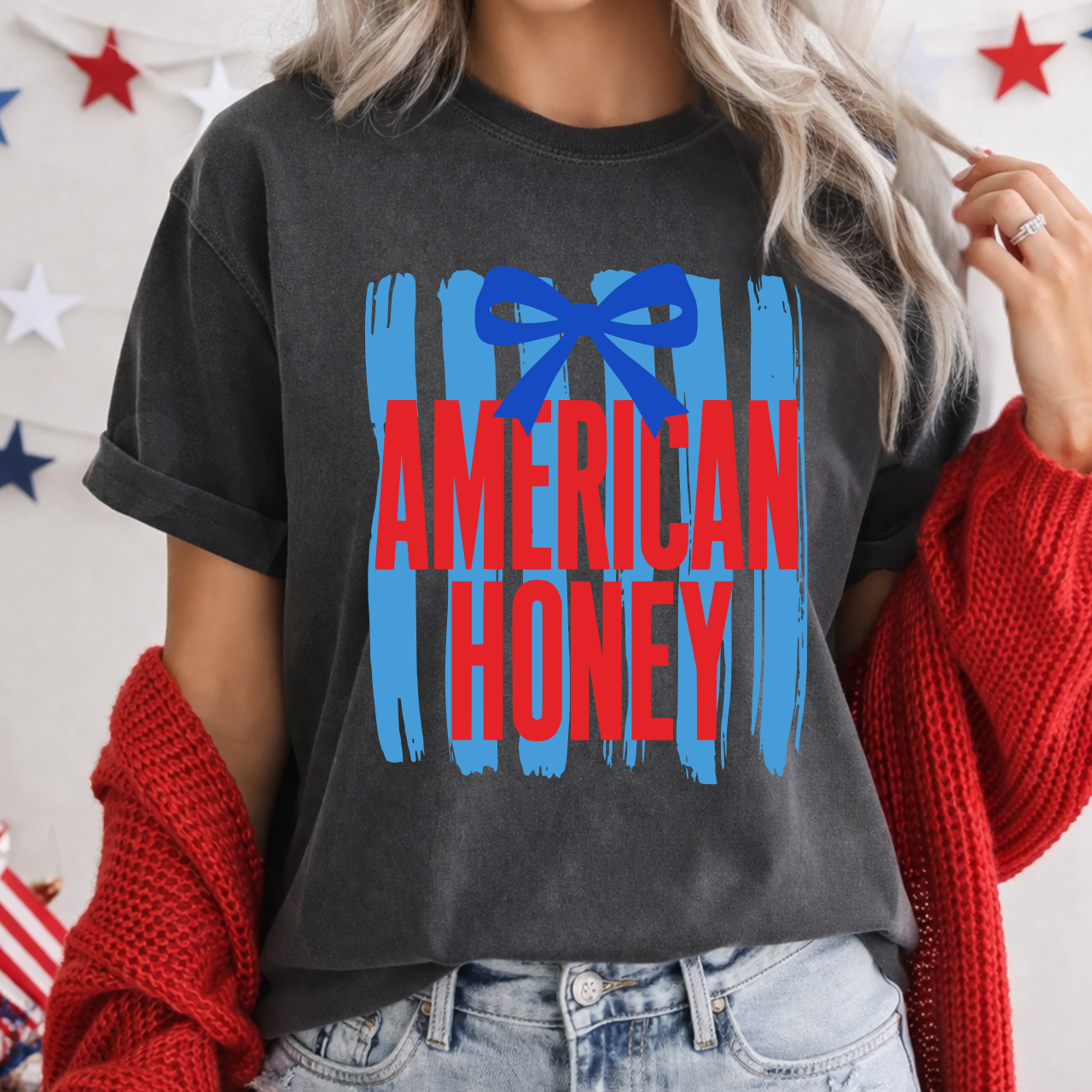 American Honey with Bow Tee