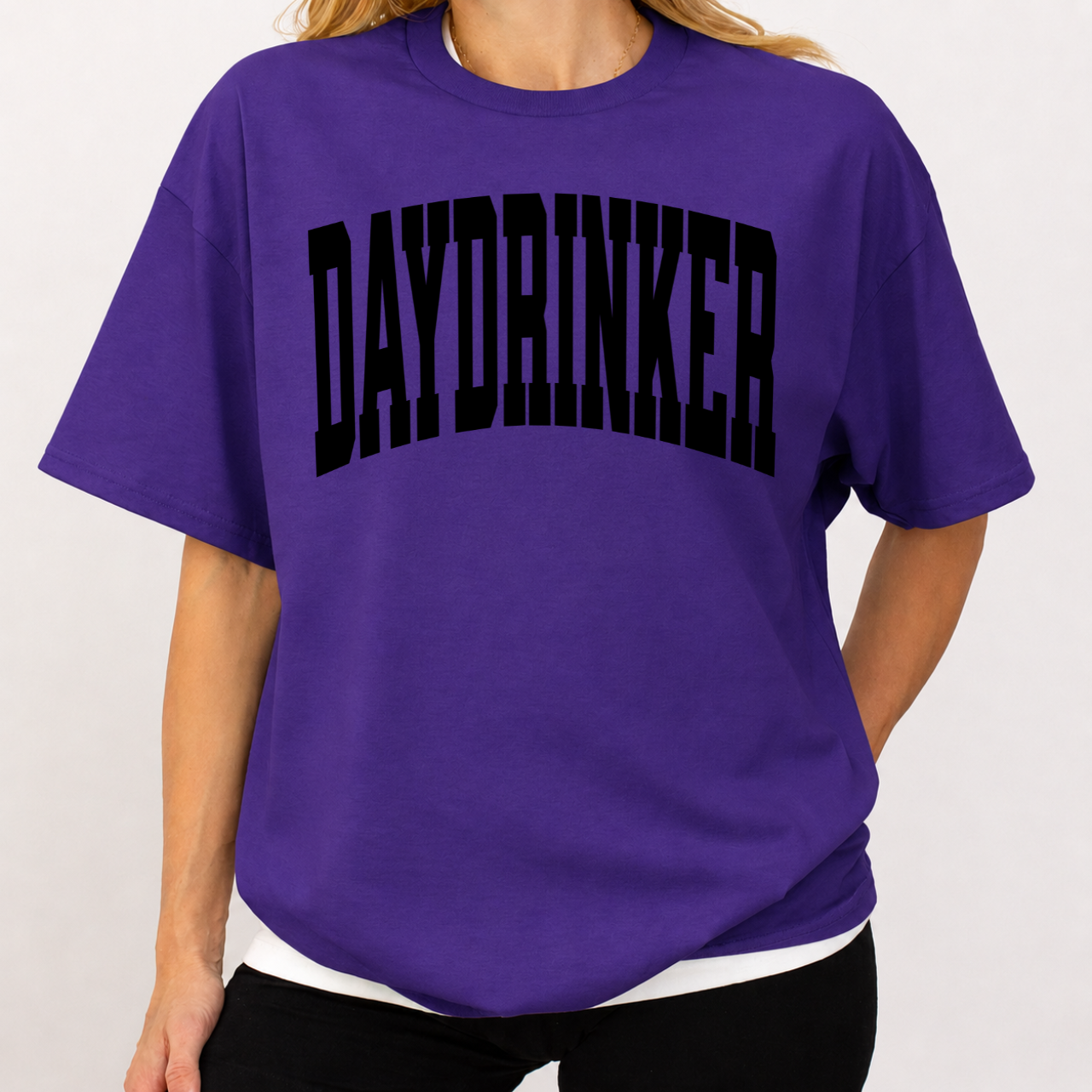 DAYDRINKER in Varsity Tee
