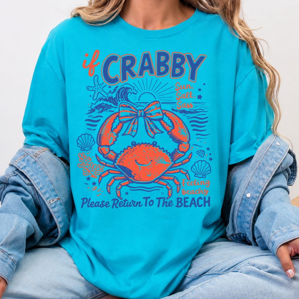 If CRABBY, Please Return to the BEACH Tee