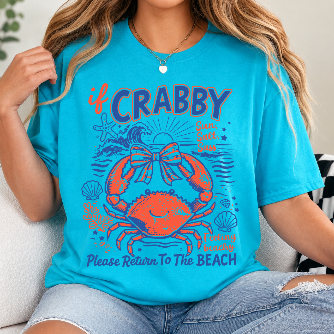 If CRABBY, Please Return to the BEACH Tee