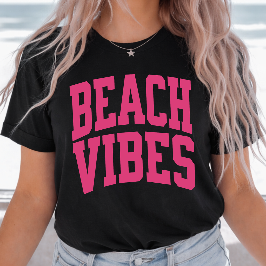BEACH VIBES Varsity Tee