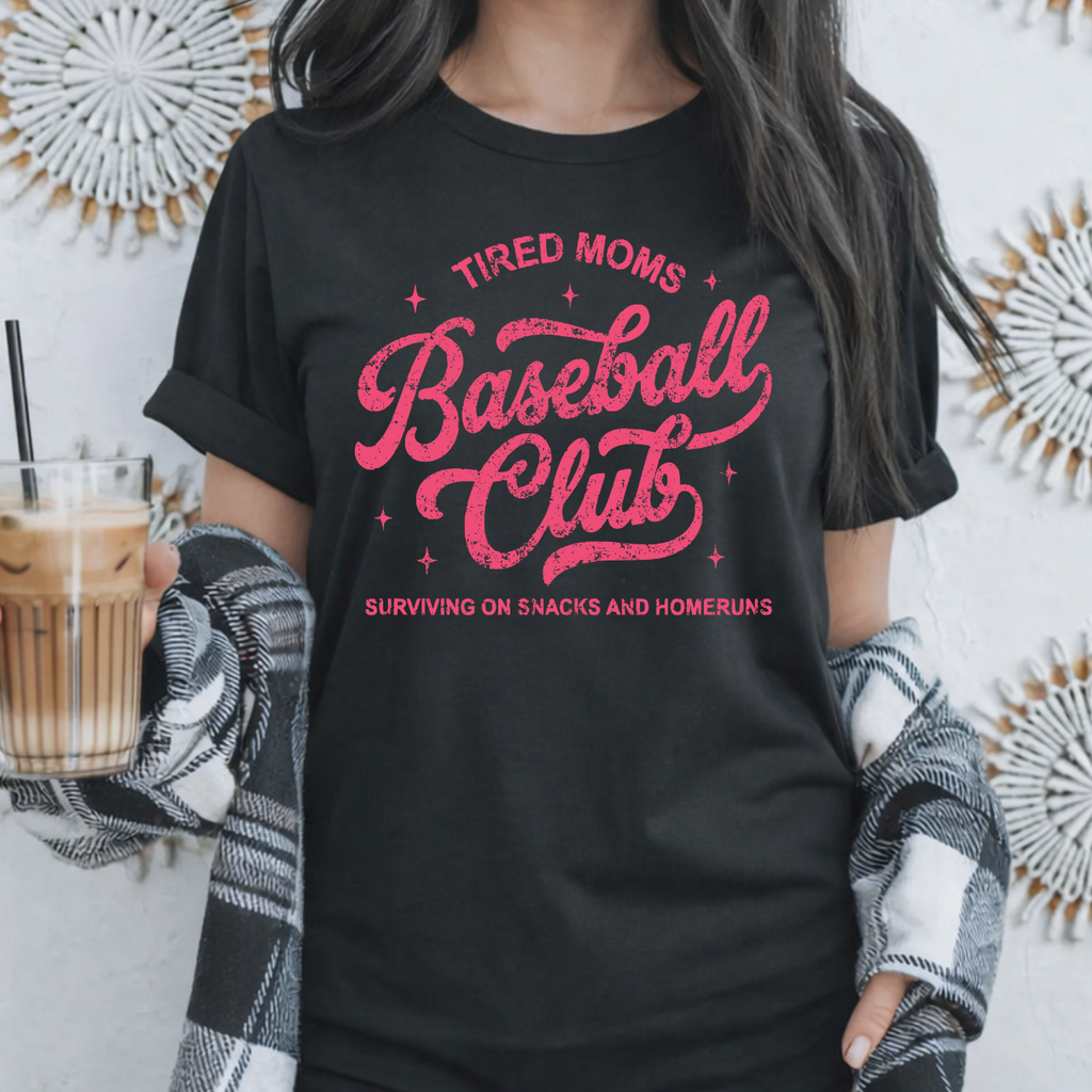 Tired Moms Baseball Club Tee
