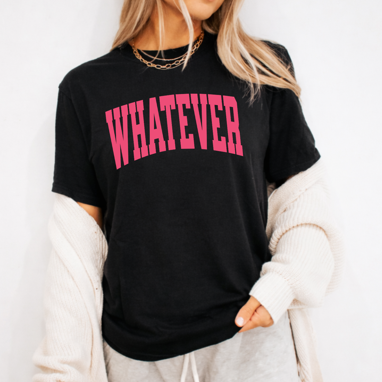 WHATEVER Varsity Tee