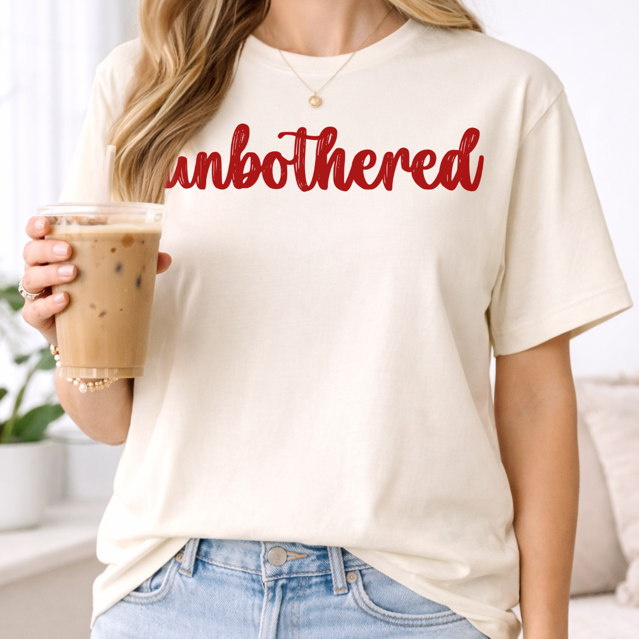 Unbothered Cursive Tee