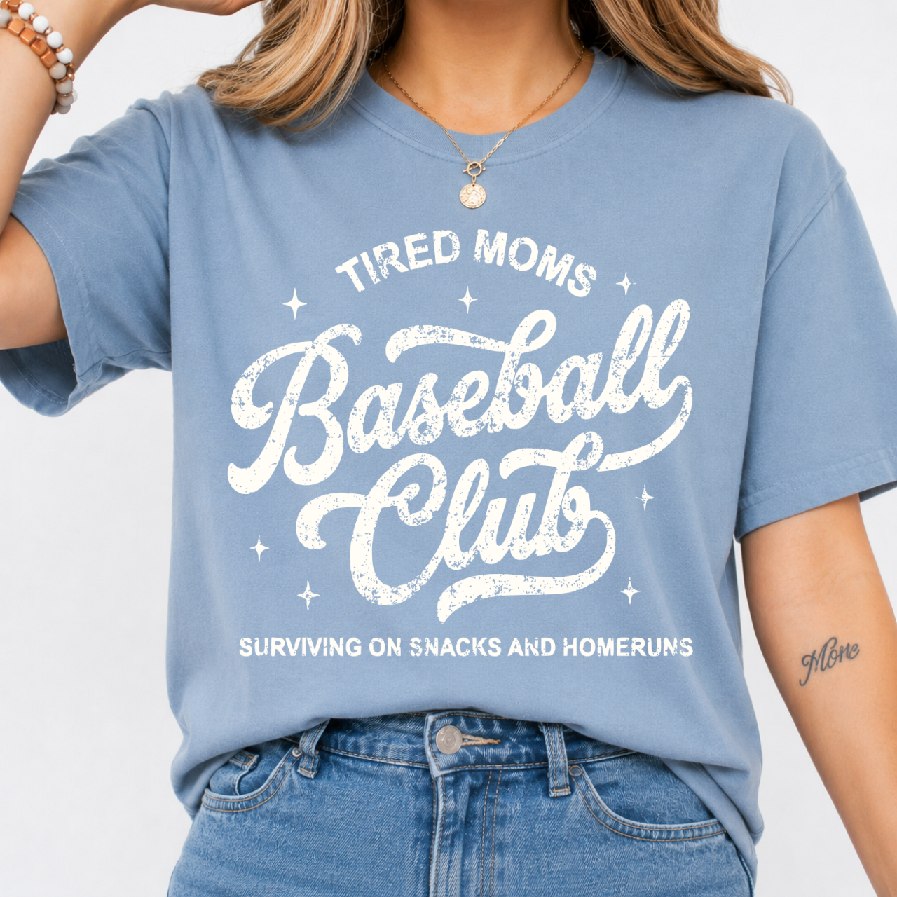 Tired Moms Baseball Club Tee