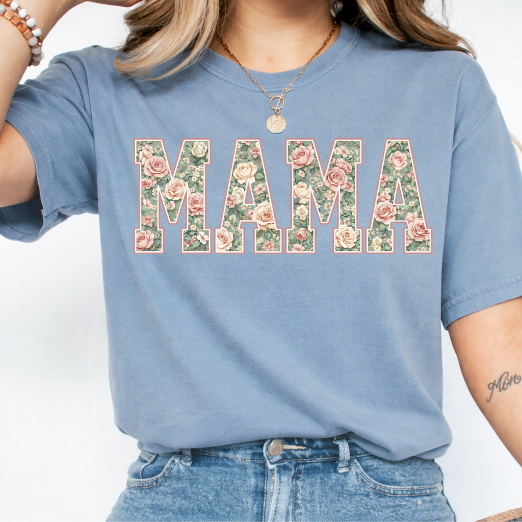 Floral MAMA Tee