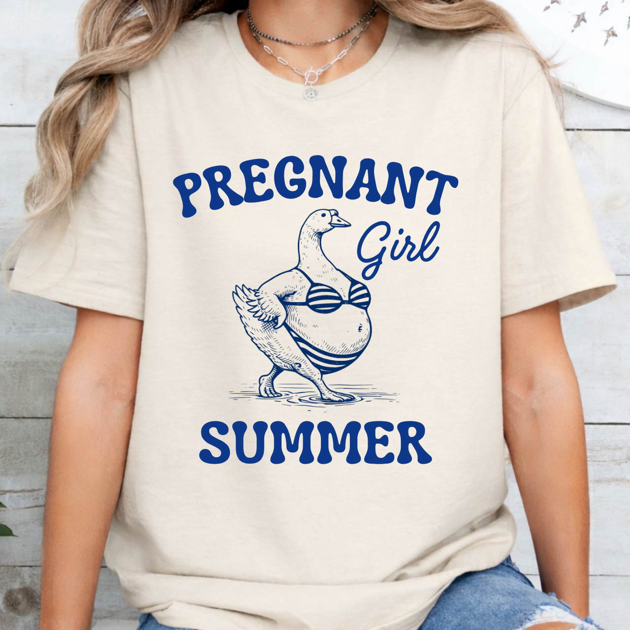 Pregnant Girl Summer Tee