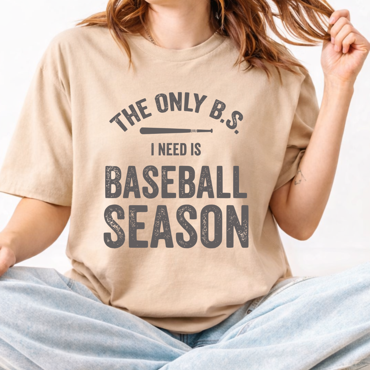 The Only BS I Need is Baseball Season Tee