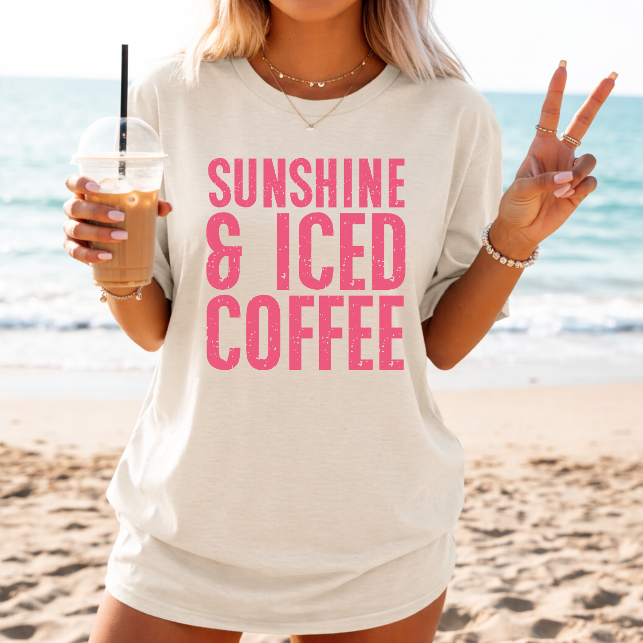 Sunshine & Iced Coffee Tee