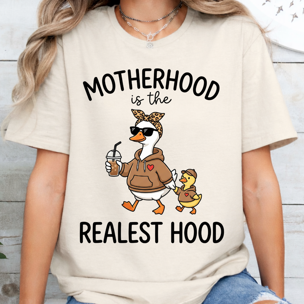 Motherhood is the Realest Hood Tee