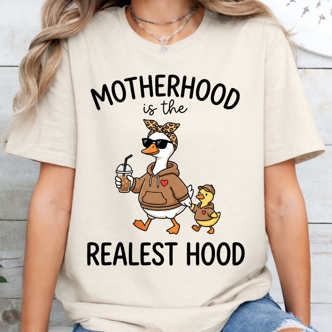 Motherhood is the Realest Hood Tee