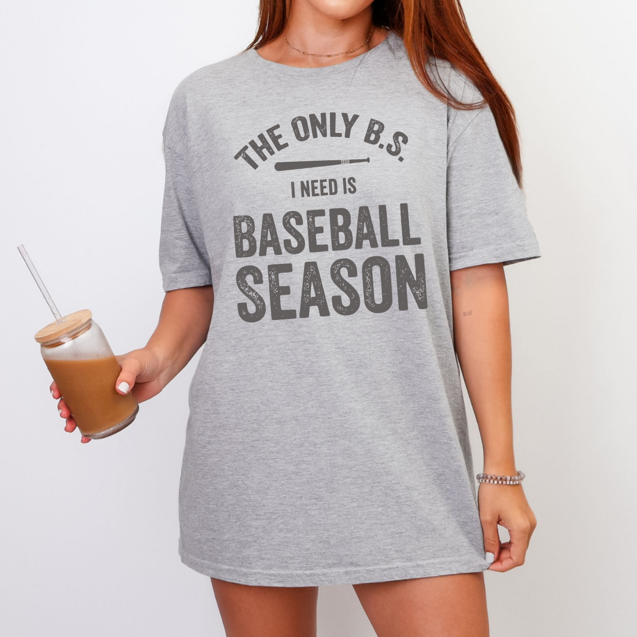 The Only BS I Need is Baseball Season Tee
