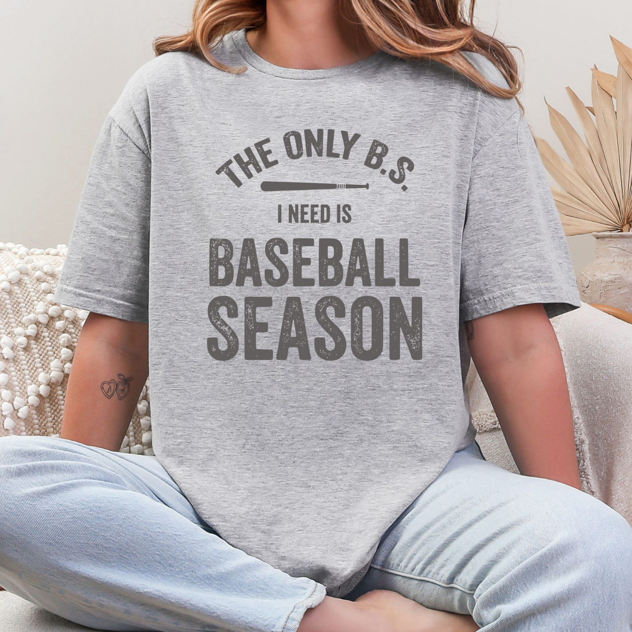 The Only BS I Need is Baseball Season Tee