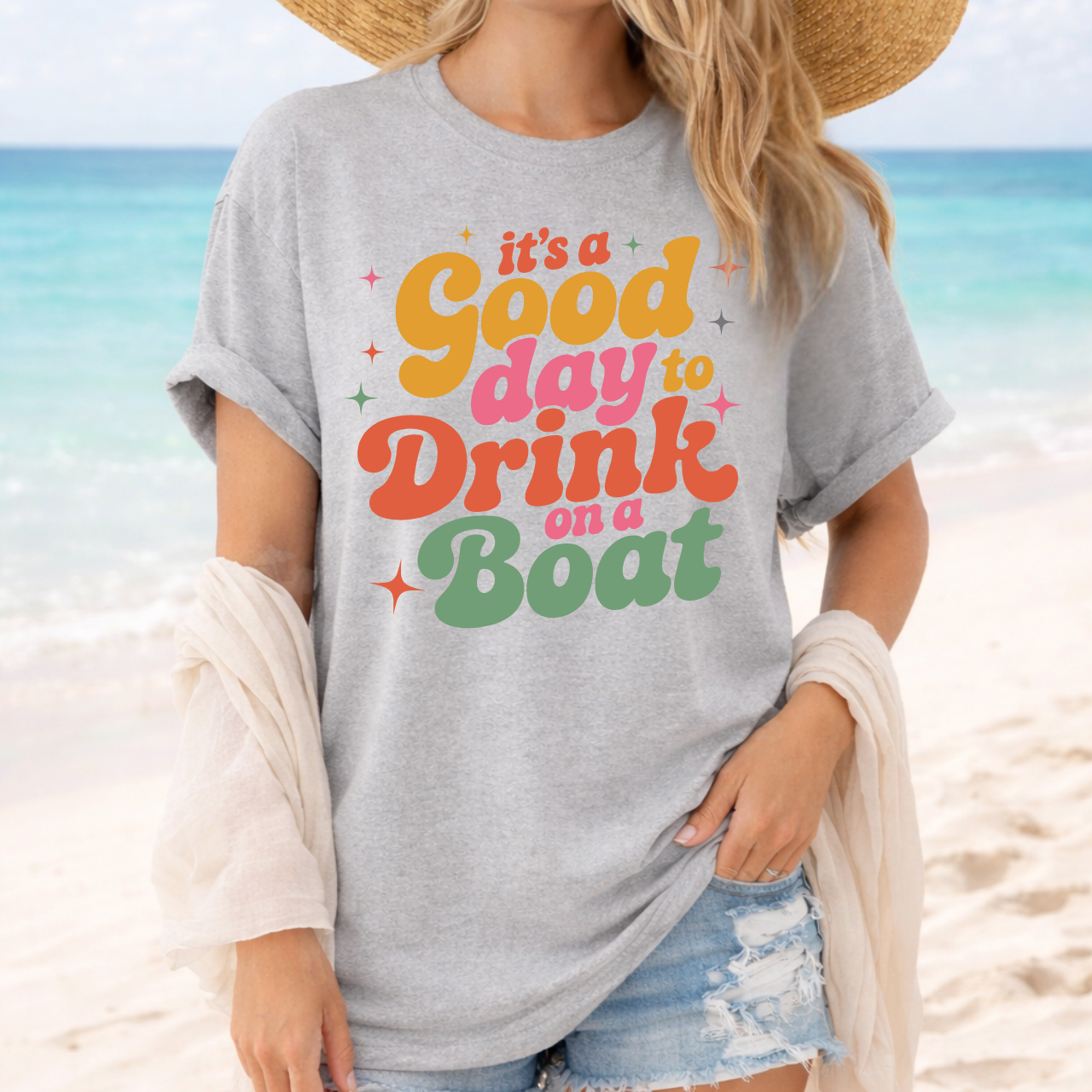 It's a Good Day To Drink on a Boat Tee