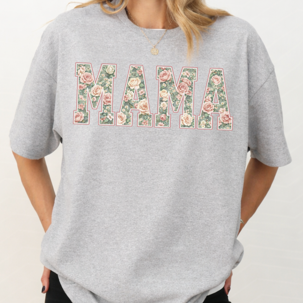 Floral MAMA Tee