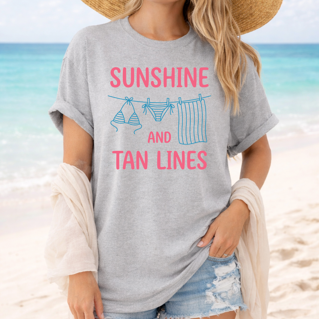 SUNSHINE & TAN LINES Tee