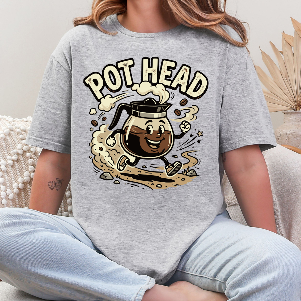 Pot Head Coffee Pot Tee