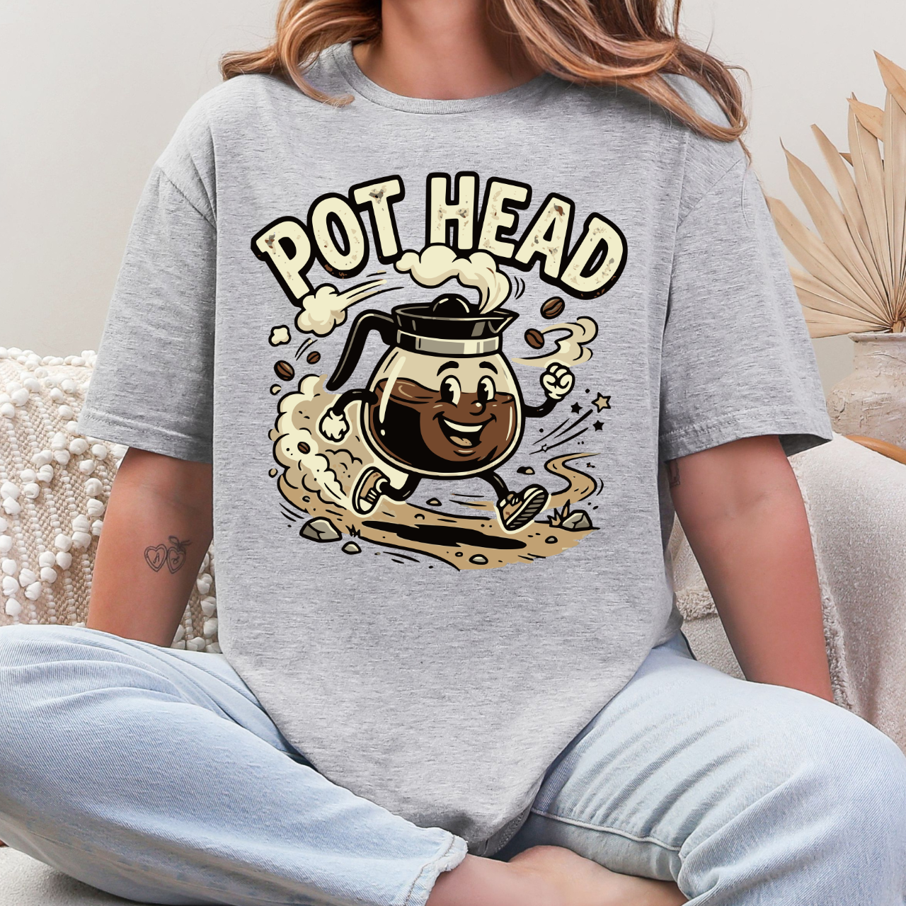 Pot Head Coffee Pot Tee