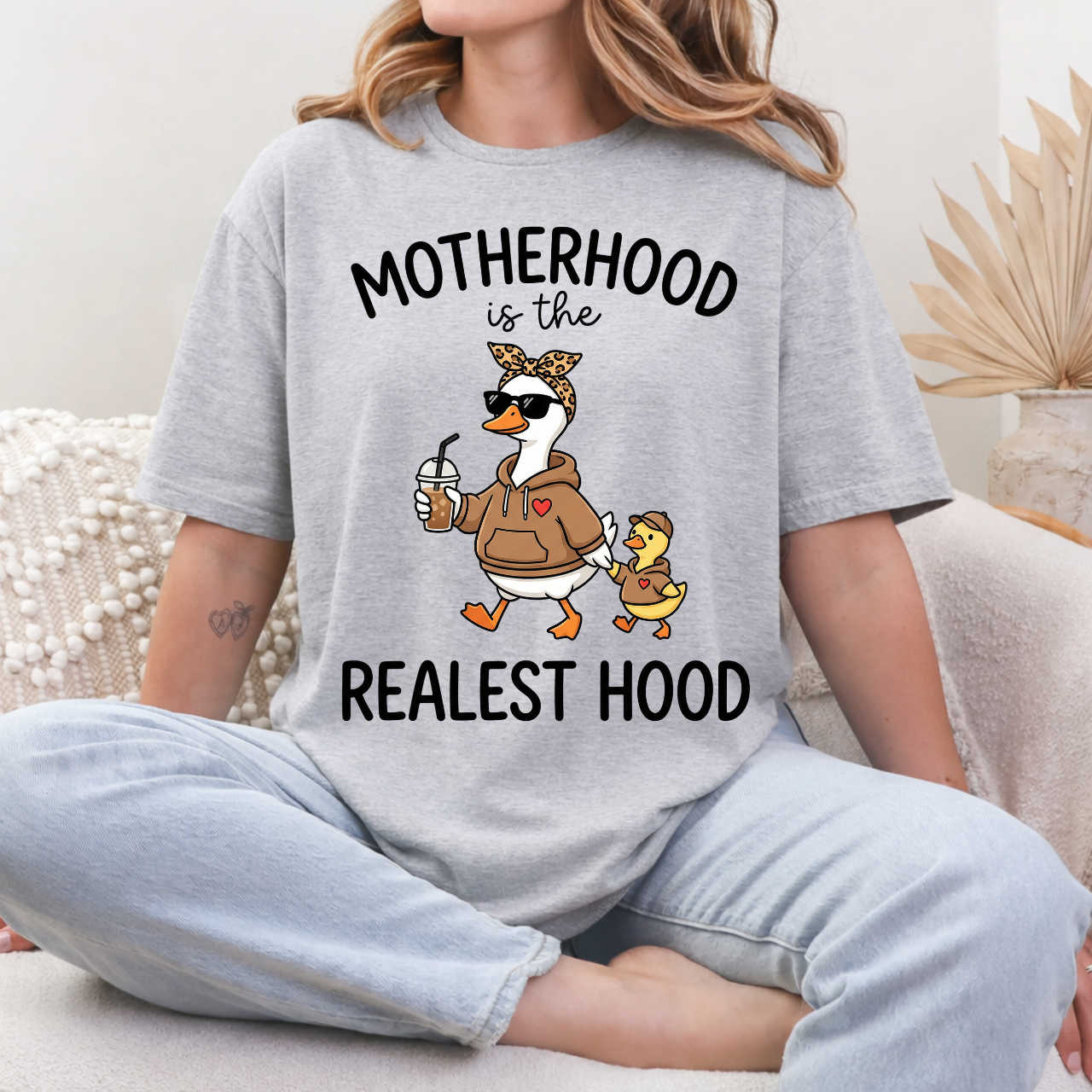 Motherhood is the Realest Hood Tee