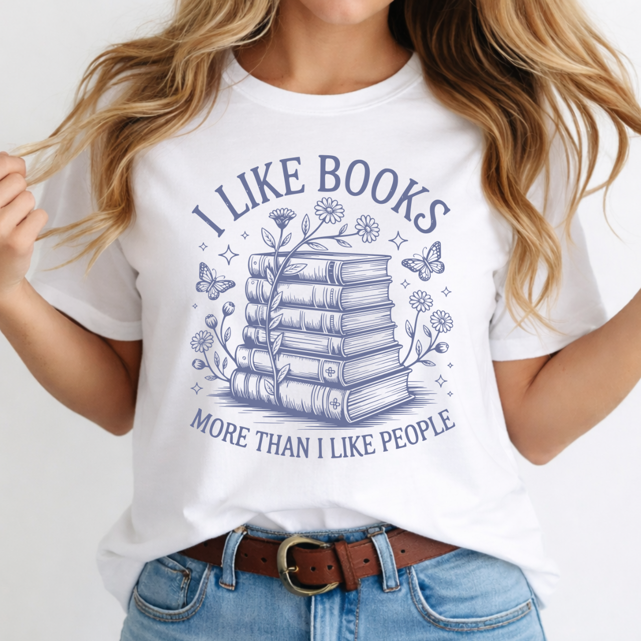 I Like Books More Than I Like People Tee