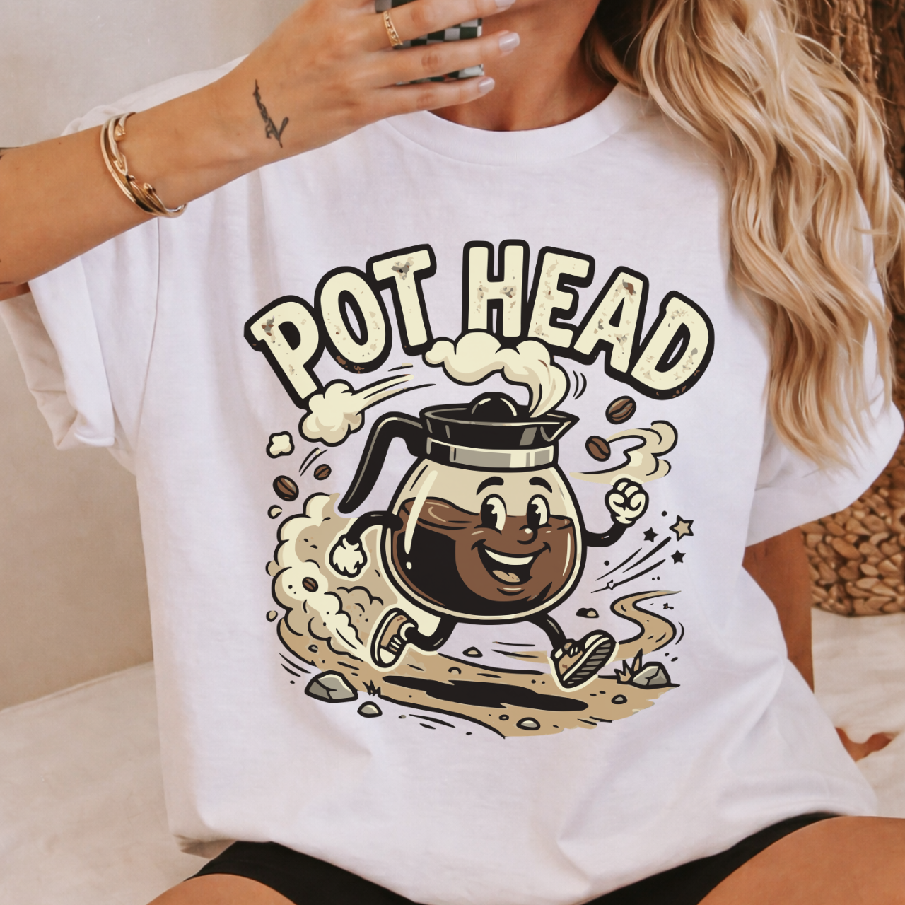 Pot Head Coffee Pot Tee