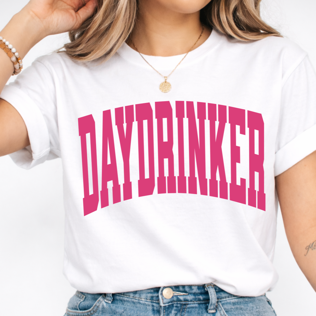 DAYDRINKER in Varsity Tee