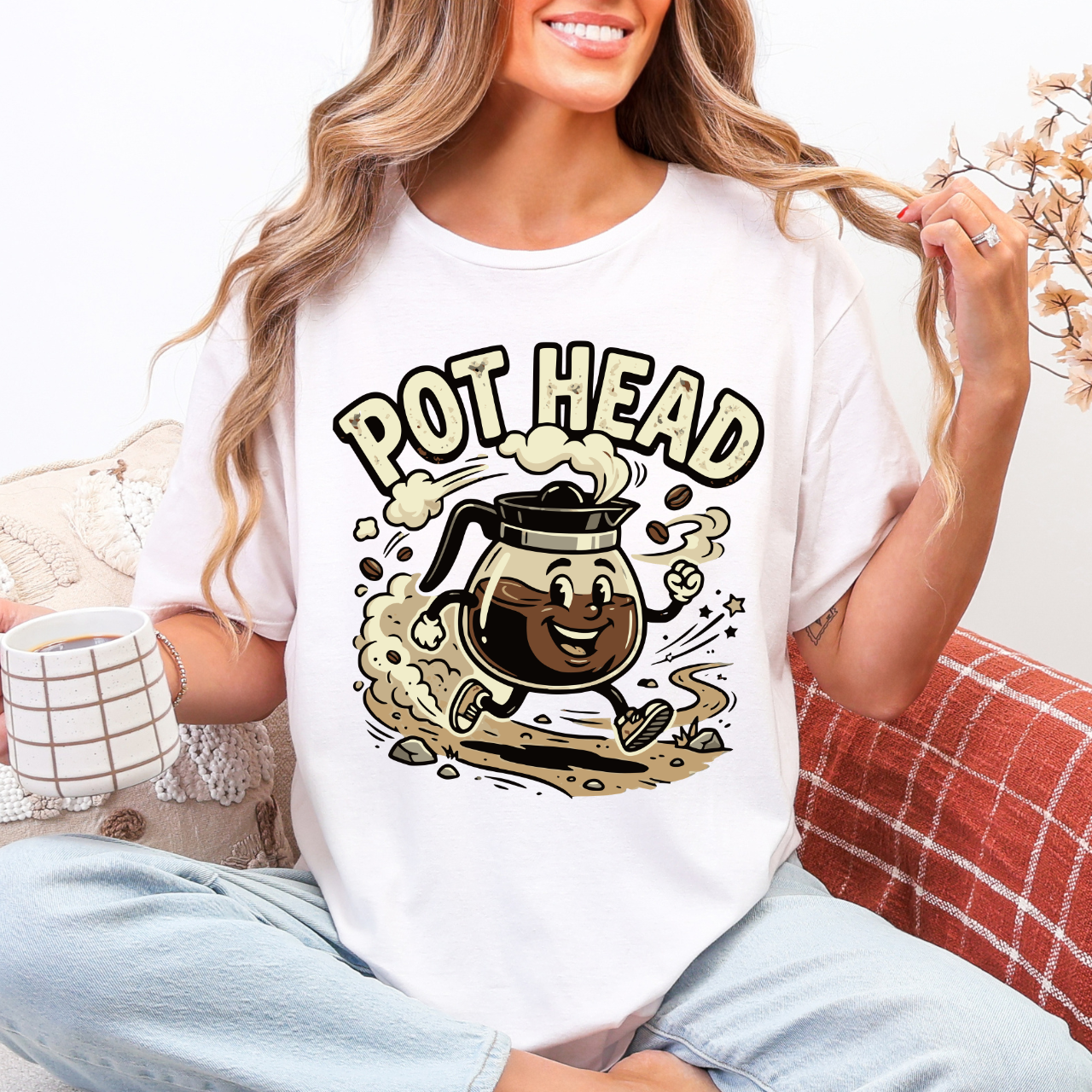 Pot Head Coffee Pot Tee