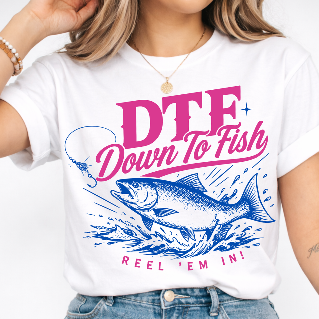 DTF Down to Fish Tee