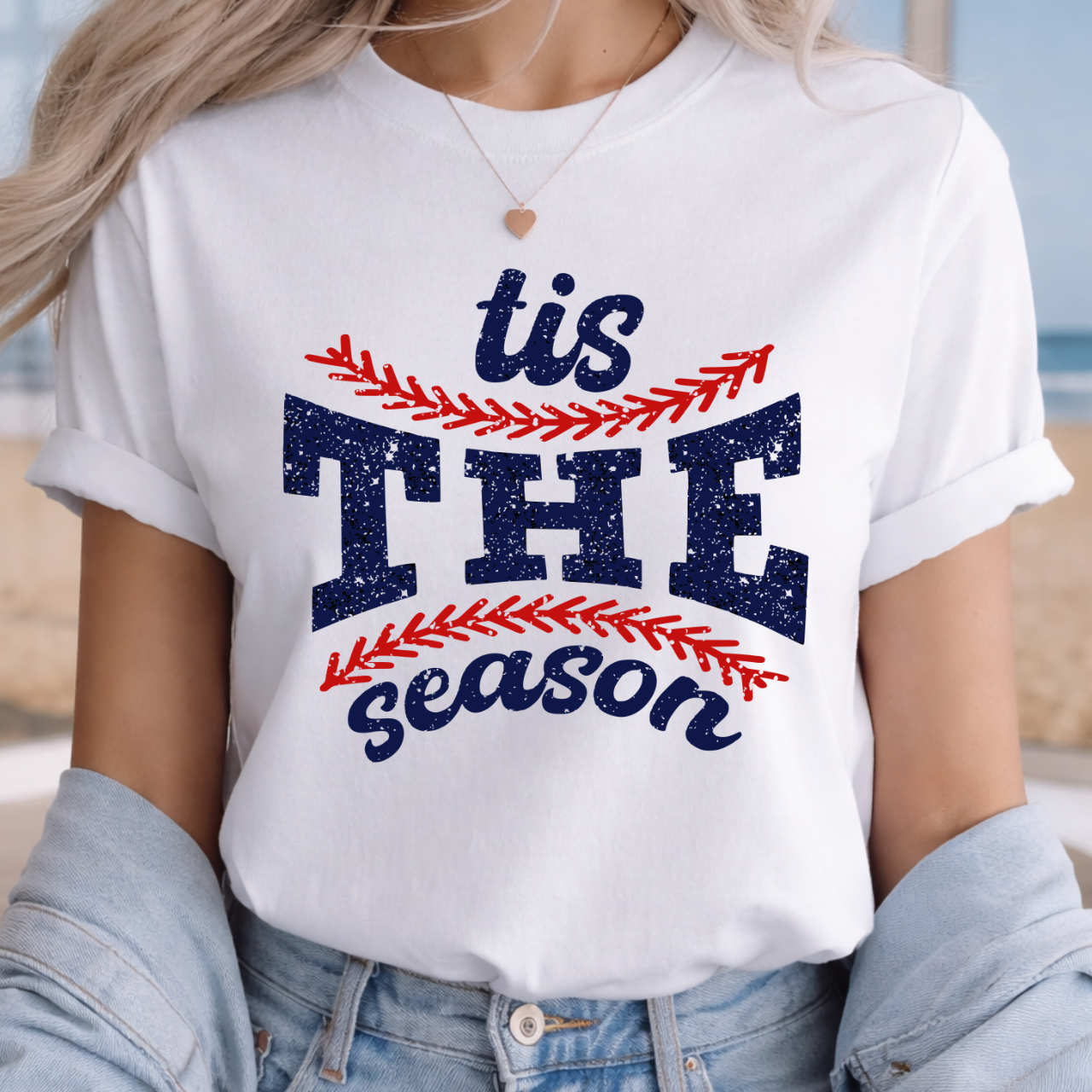 Tis the Season Baseball Tee