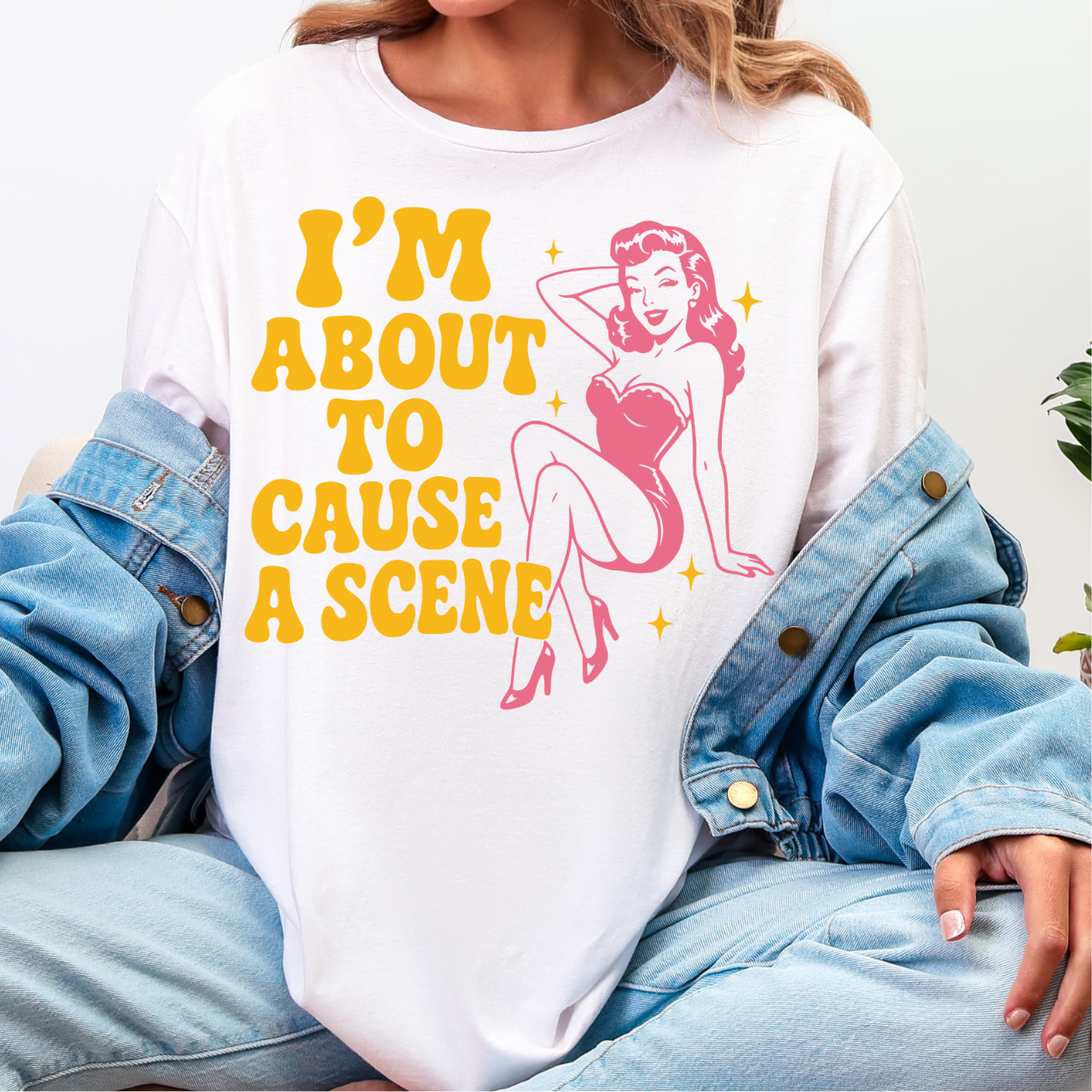 I'm About to Cause a Scene Tee