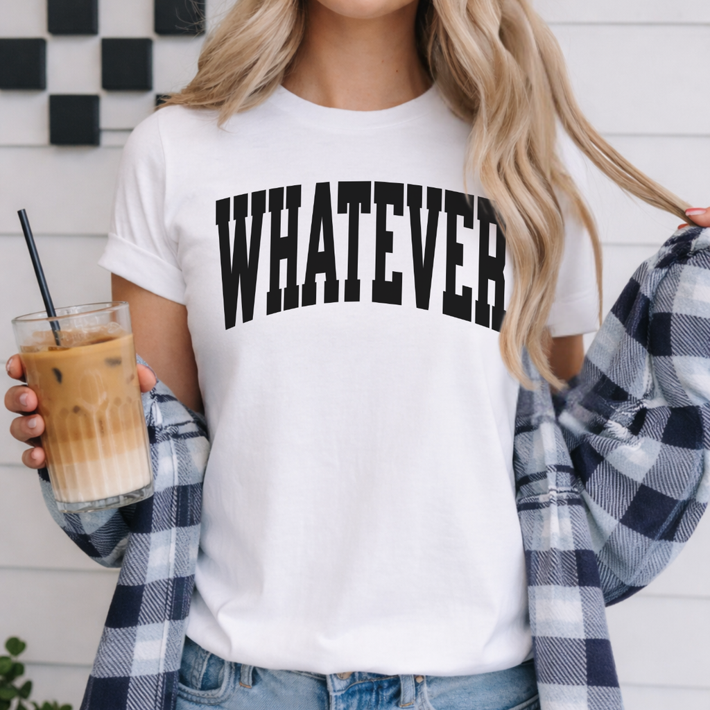 WHATEVER Varsity Tee