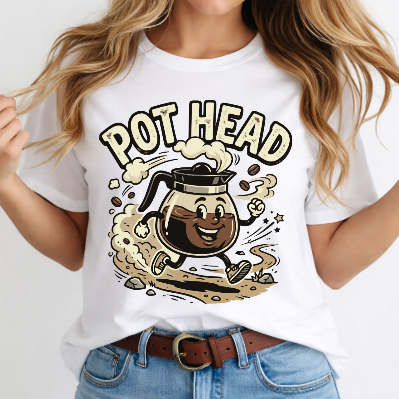 Pot Head Coffee Pot Tee
