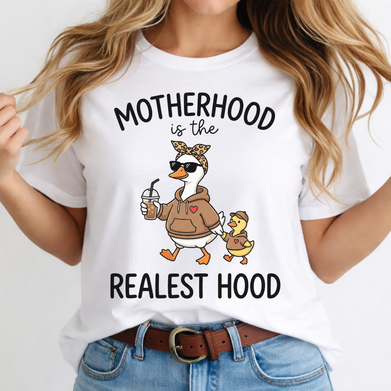 Motherhood is the Realest Hood Tee