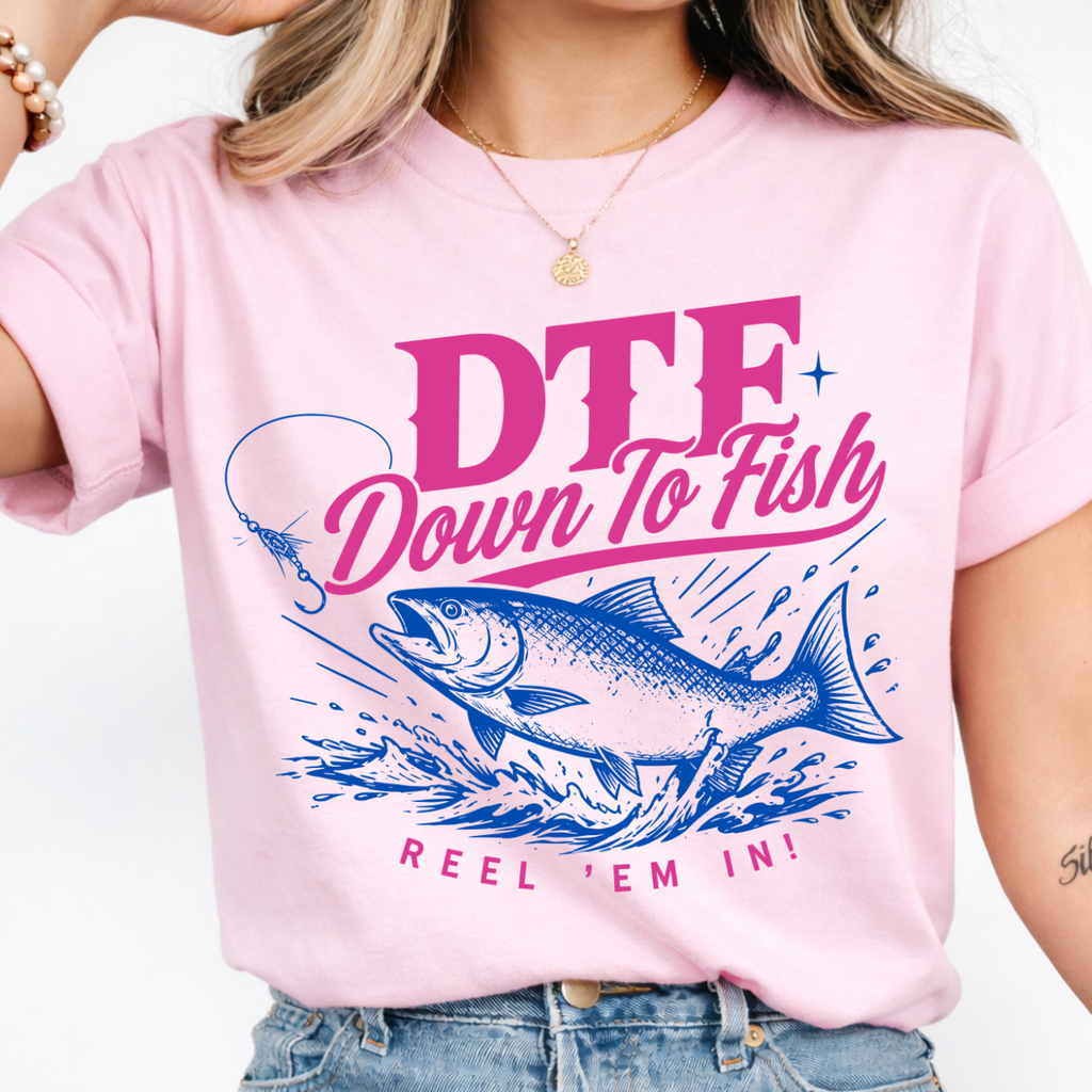 DTF Down to Fish Tee