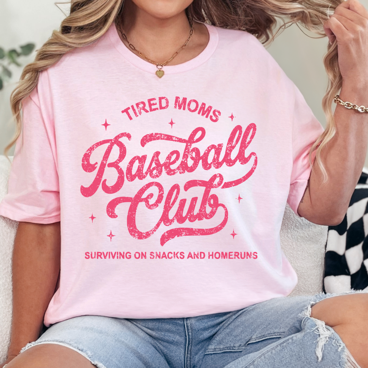 Tired Moms Baseball Club Tee