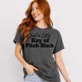 Just a Little Ray of Pitch Black Halloween Graphic Tee