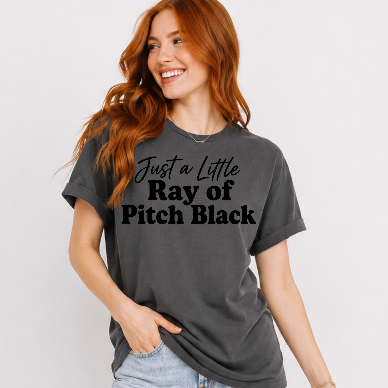 Just a Little Ray of Pitch Black Halloween Graphic Tee