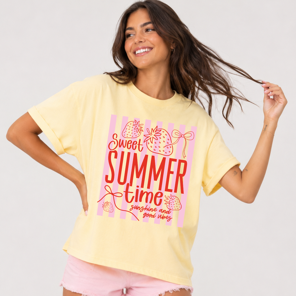 Sweet Summertime Strawberry Tee