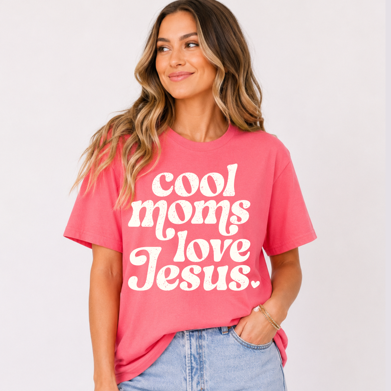 Cool Moms Love Jesus Tee