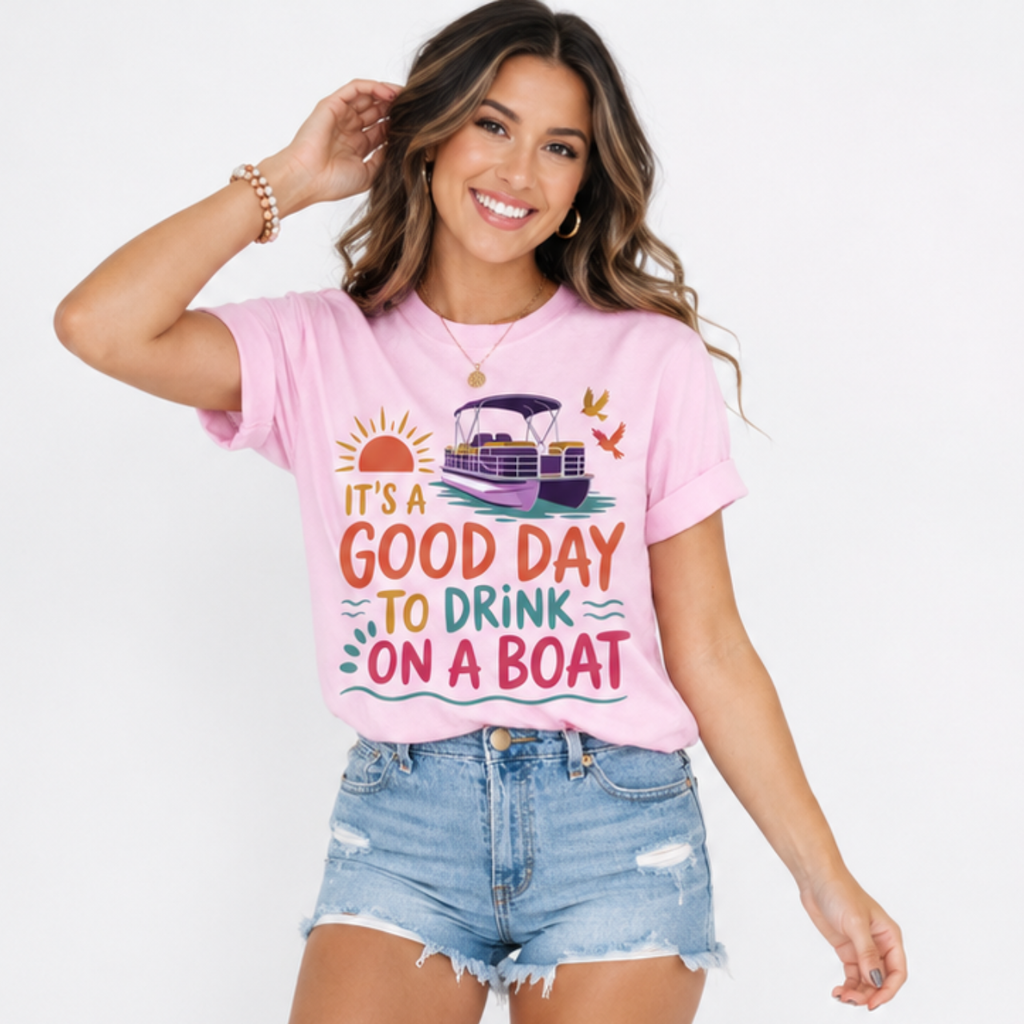 Good Day To Drink on a Boat Graphic Tee