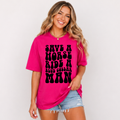 Save A Horse Ride a Blue Collar Man Tee