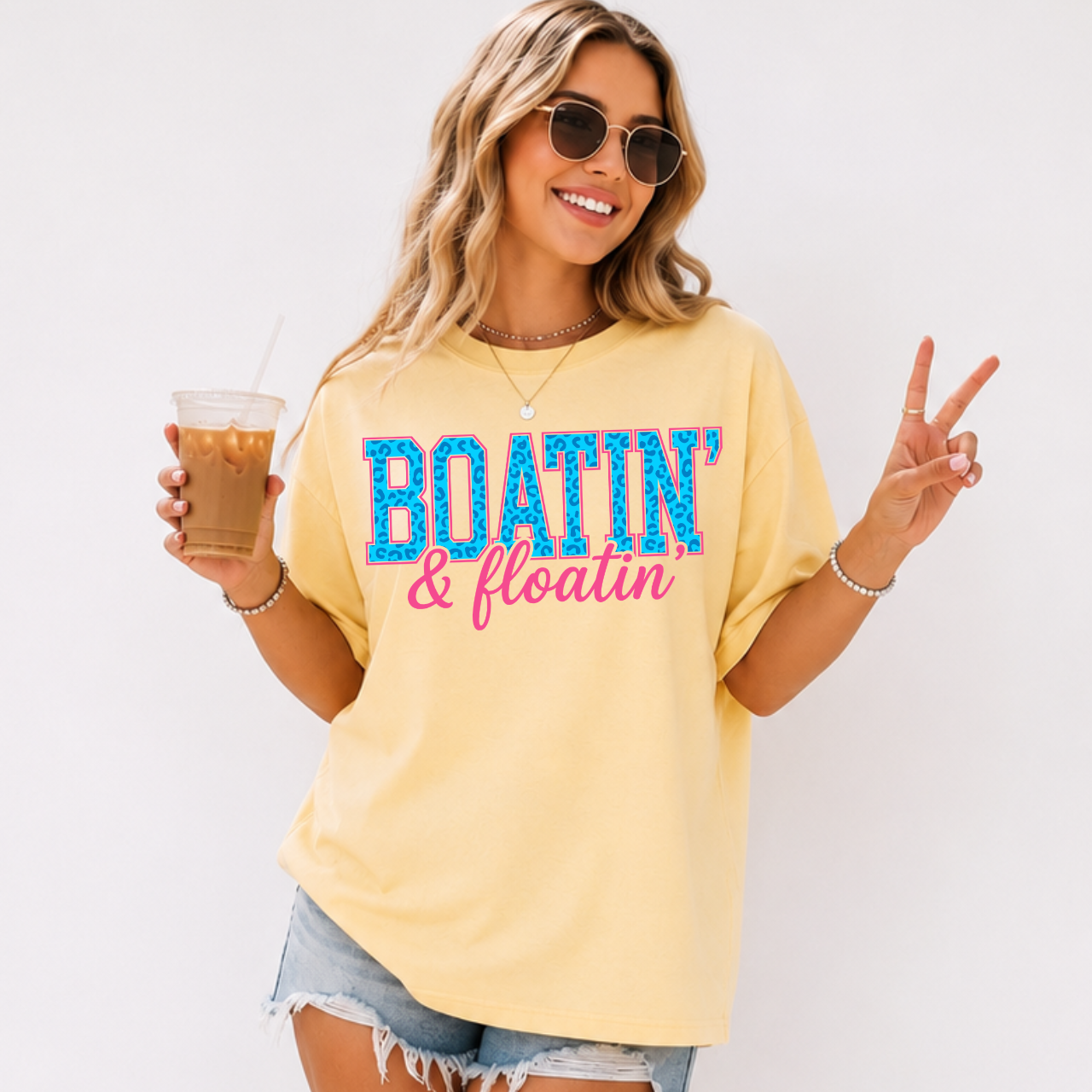 Boatin and Floatin Tee