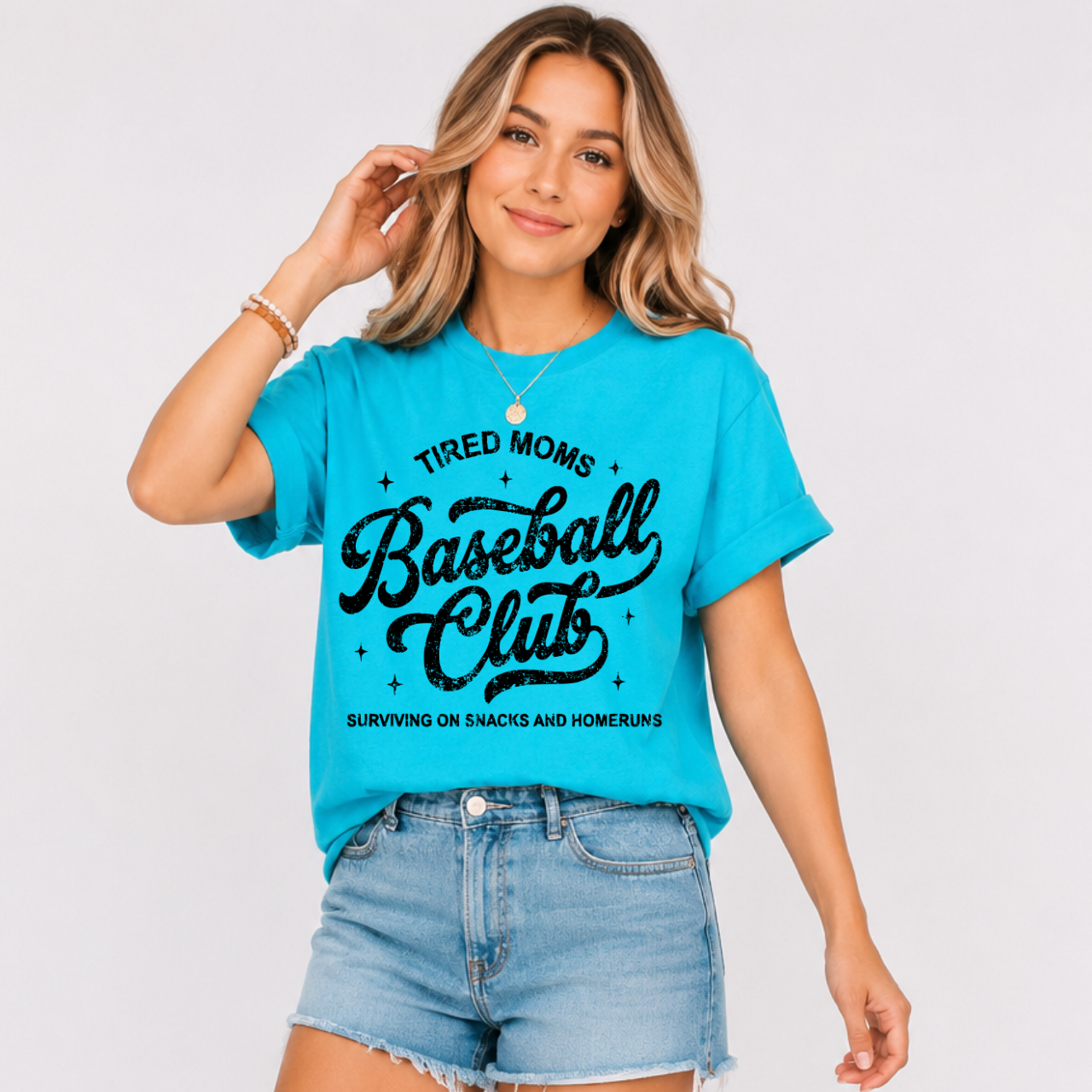 Tired Moms Baseball Club Tee