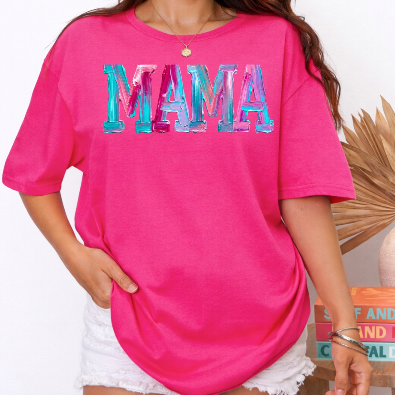 Pastel Paint MAMA Tee