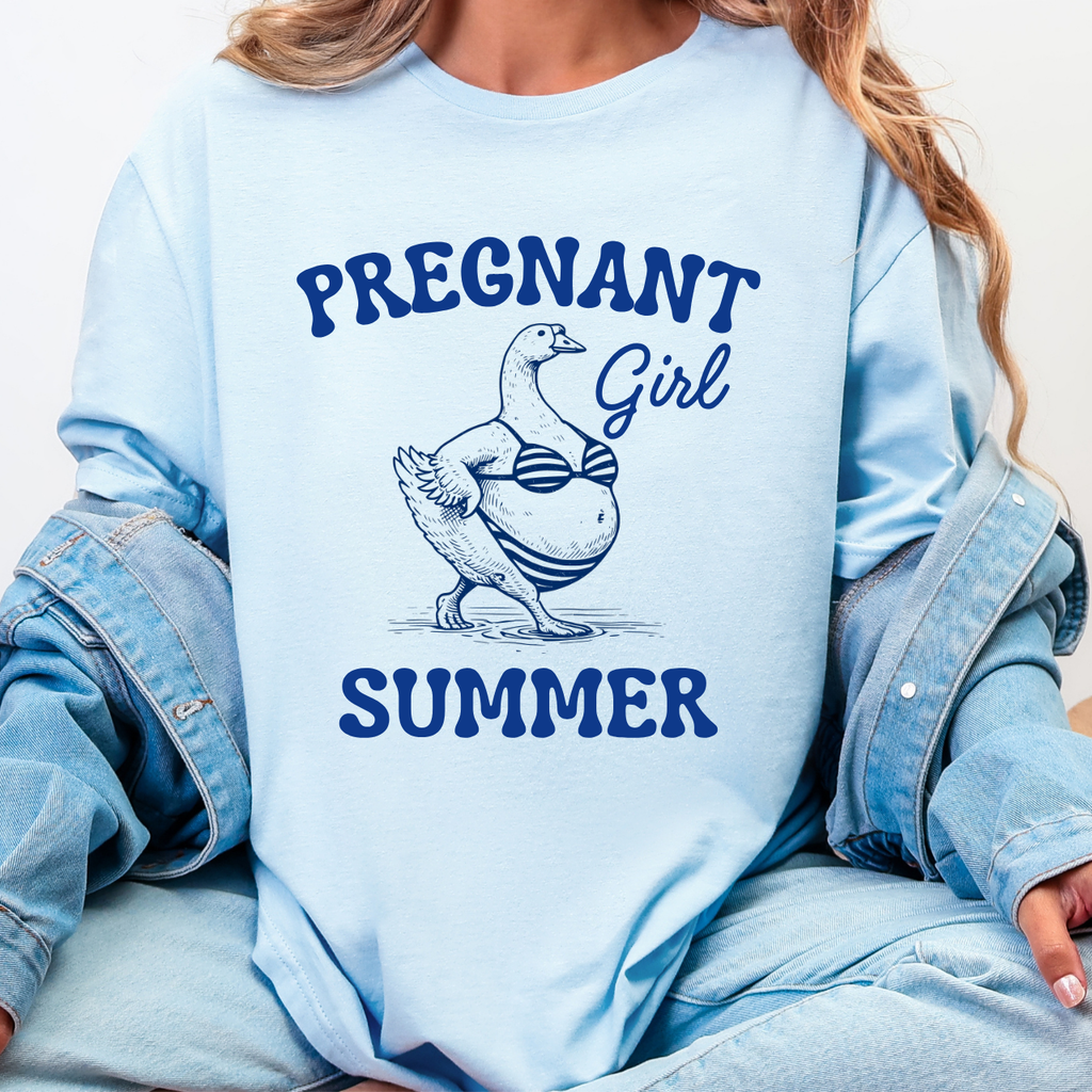 Pregnant Girl Summer Tee