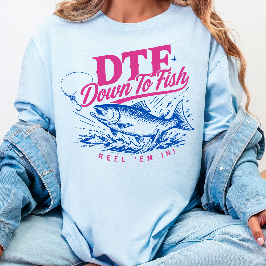 DTF Down to Fish Tee