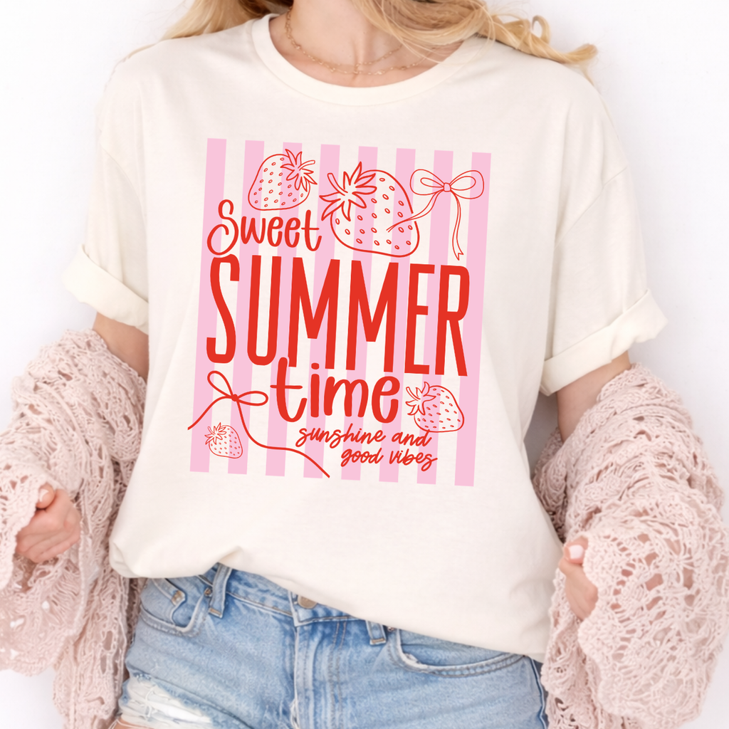 Sweet Summertime Strawberry Tee